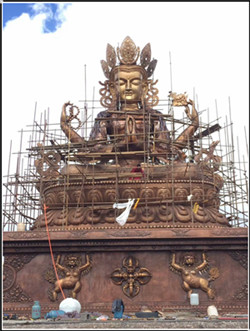 西藏雪域守護(hù)神四臂觀音